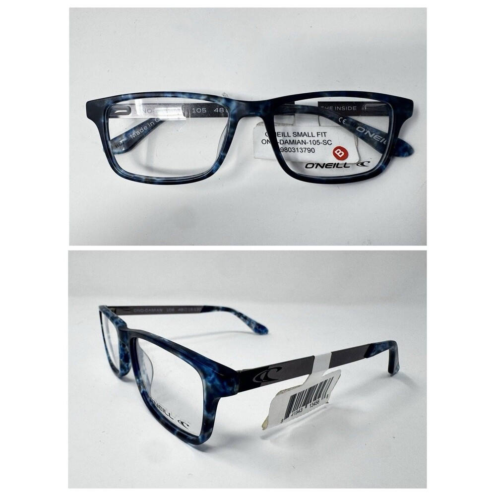 O’Neill ONO-Damian 105 Blue Black Eyeglass Frames New Old Stock 48-15-130